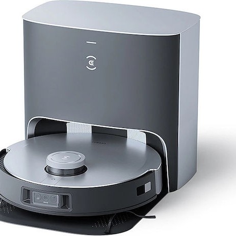 Ecovacs DEEBOT X1 Plus Σκούπα Ρομπότ για Σκούπισμα & Σφουγγάρισμα με Χαρτογράφηση και Wi-Fi Γκρι