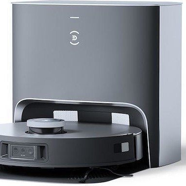 Ecovacs DEEBOT X1 Plus Σκούπα Ρομπότ για Σκούπισμα & Σφουγγάρισμα με Χαρτογράφηση και Wi-Fi Γκρι