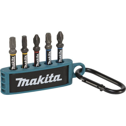 Makita Σετ 5 Μύτες Κατσαβιδιού Torsion