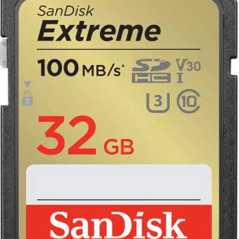 Sandisk Extreme SDHC 32GB Class 10 U3 V30 UHS-I 100MB/s