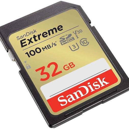 Sandisk Extreme SDHC 32GB Class 10 U3 V30 UHS-I 100MB/s