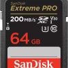 Sandisk Extreme Pro SecureDigital SDXC 64GB Class 10 U3 V30 UHS-I