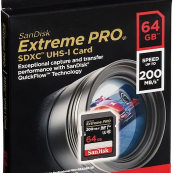 Sandisk Extreme Pro SecureDigital SDXC 64GB Class 10 U3 V30 UHS-I