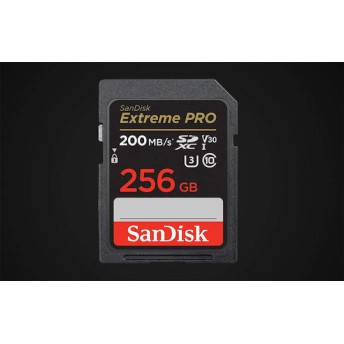 Sandisk Extreme Pro SDXC 256GB Class 10 U3 V30 UHS-I
