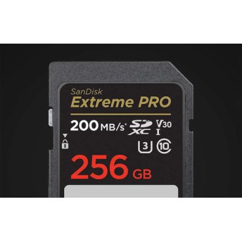 Sandisk Extreme Pro SDXC 256GB Class 10 U3 V30 UHS-I