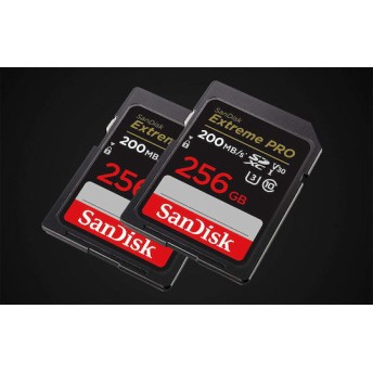 Sandisk Extreme Pro SDXC 256GB Class 10 U3 V30 UHS-I
