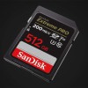 Sandisk Extreme Pro SDXC 512GB Class 10 U3 V30 UHS-I