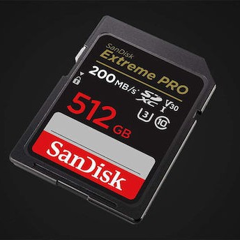 Sandisk Extreme Pro SDXC 512GB Class 10 U3 V30 UHS-I