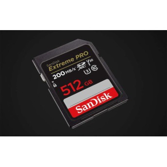 Sandisk Extreme Pro SDXC 512GB Class 10 U3 V30 UHS-I