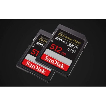 Sandisk Extreme Pro SDXC 512GB Class 10 U3 V30 UHS-I