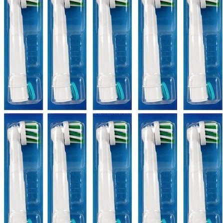 Oral-B CrossAction Ανταλλακτικές Κεφαλές για Ηλεκτρική Οδοντόβουρτσα 10τμχ