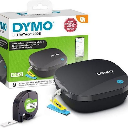 Dymo LetraTag LT-200 B Ηλεκτρονικός Ετικετογράφος Χειρός σε Μπλε Χρώμα