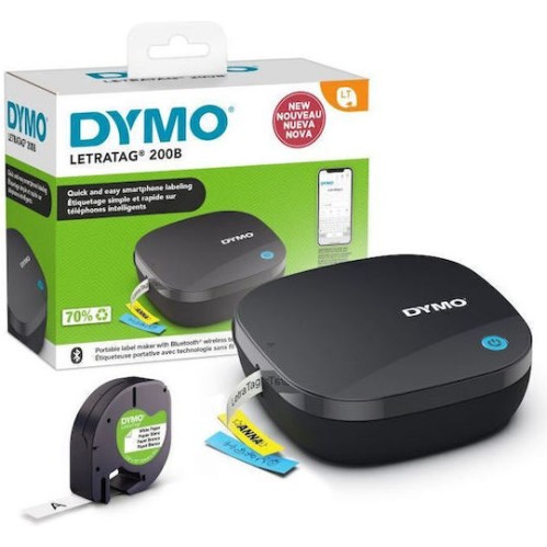 Dymo LetraTag LT-200 B Ηλεκτρονικός Ετικετογράφος Χειρός σε Μπλε Χρώμα