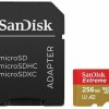 Sandisk Extreme microSDXC 256GB U3 V30 A2 UHS-I με αντάπτορα 190MB/s
