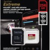 Sandisk Extreme microSDXC 256GB U3 V30 A2 UHS-I με αντάπτορα 190MB/s