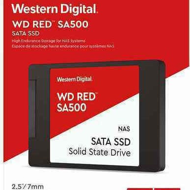 Western Digital Red SA500 NAS SSD 500GB 2.5'' SATA III
