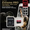 Sandisk Extreme Pro microSDXC 512GB U3 V30 A2 UHS-I με αντάπτορα 200MB/s