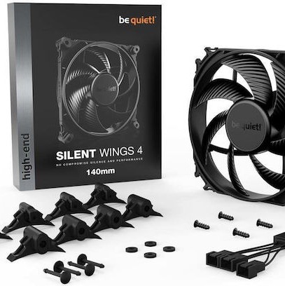Be Quiet Silent Wings 4 Case Fan 140mm με Σύνδεση 3-Pin