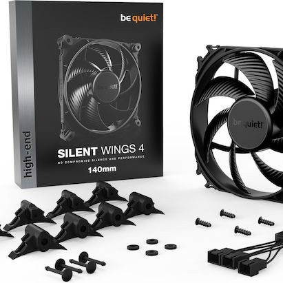 Be Quiet Silent Wings 4 Case Fan 140mm με Σύνδεση 3-Pin