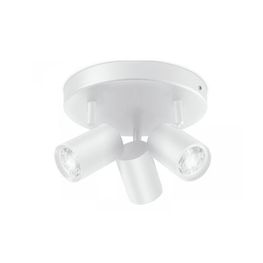 WiZ Τριπλό Σποτ με Ντουί GU10 σε Λευκό Χρώμα