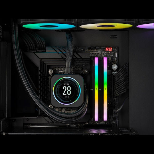 Corsair Vengeance RGB DDR5 32GB RAM με 2x16GB Modules και Ταχύτητα 5200 για Desktop