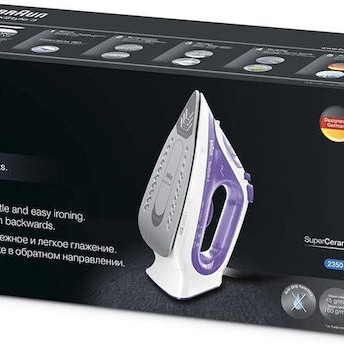 Braun TexStyle 3 SI 3042 Vi Σίδερο Ατμού 2350W με Κεραμική Πλάκα και Συνεχόμενη Παροχή 45gr/min