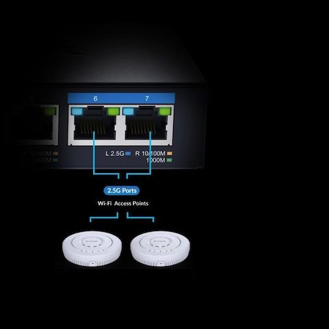 D-Link DMS-107 Unmanaged L2 Switch με 7 Θύρες Ethernet