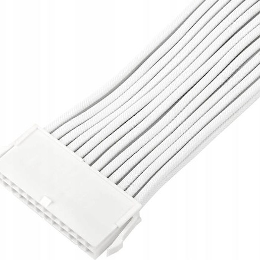 Silverstone 24-Pin ATX - 24-Pin ATX Cable 0.3m Λευκό SST-PP07E-MBW-V2