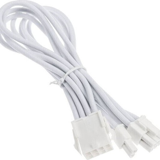 Silverstone 8-Pin PCIe - 6+2 Pin PCIe Cable 0.25m Λευκό SST-PP07E-PCI8W-V2