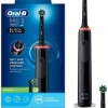 Oral-B Pro 3 3000 Ηλεκτρική Οδοντόβουρτσα με Χρονομετρητή και Αισθητήρα Πίεσης Black Edition
