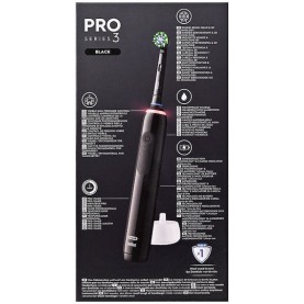 Oral-B Pro 3 3000 Ηλεκτρική Οδοντόβουρτσα με Χρονομετρητή και Αισθητήρα Πίεσης Black Edition