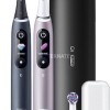 Oral-B iO Series 9 Duo Ηλεκτρική Οδοντόβουρτσα με Χρονομετρητή, Αισθητήρα Πίεσης και Θήκη Ταξιδίου Black Onyx / Rose Quartz