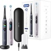 Oral-B iO Series 9 Duo Ηλεκτρική Οδοντόβουρτσα με Χρονομετρητή, Αισθητήρα Πίεσης και Θήκη Ταξιδίου Black Onyx / Rose Quartz