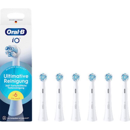 Oral-B Io Ultimate Cleaning Ανταλλακτικές Κεφαλές για Ηλεκτρική Οδοντόβουρτσα 6τμχ
