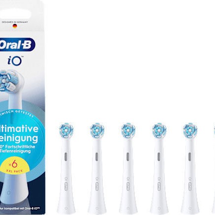 Oral-B Io Ultimate Cleaning Ανταλλακτικές Κεφαλές για Ηλεκτρική Οδοντόβουρτσα 6τμχ