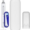 Oral-B iO Series 4 Ηλεκτρική Οδοντόβουρτσα με Χρονομετρητή, Αισθητήρα Πίεσης και Θήκη Ταξιδίου Quite White