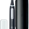 Oral-B iO Series 4 Ηλεκτρική Οδοντόβουρτσα με Χρονομετρητή, Αισθητήρα Πίεσης και Θήκη Ταξιδίου Matt Black