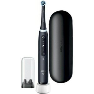 Oral-B iO Series 5 Ηλεκτρική Οδοντόβουρτσα με Αισθητήρα Πίεσης και Θήκη Ταξιδίου Matt Black