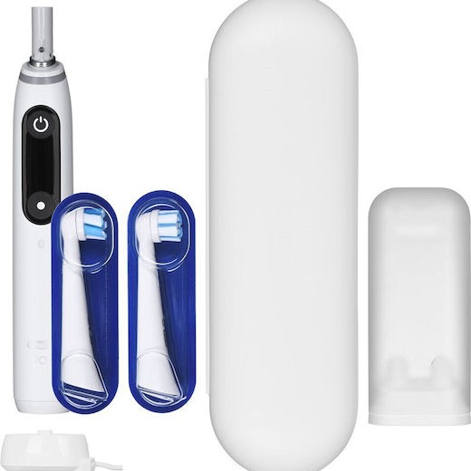 Oral-B Series 6 Ηλεκτρική Οδοντόβουρτσα με Αισθητήρα Πίεσης White
