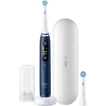 Oral-B iO Series 7N Ηλεκτρική Οδοντόβουρτσα με Χρονομετρητή, Αισθητήρα Πίεσης και Θήκη Ταξιδίου Sapphire Blue