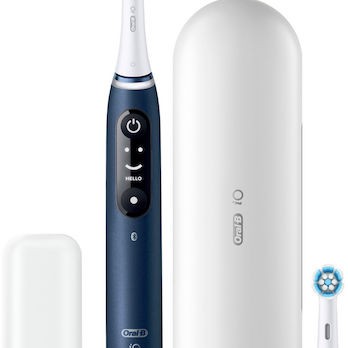 Oral-B iO Series 7N Ηλεκτρική Οδοντόβουρτσα με Χρονομετρητή, Αισθητήρα Πίεσης και Θήκη Ταξιδίου Sapphire Blue