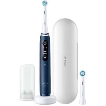 Oral-B iO Series 7N Ηλεκτρική Οδοντόβουρτσα με Χρονομετρητή, Αισθητήρα Πίεσης και Θήκη Ταξιδίου Sapphire Blue
