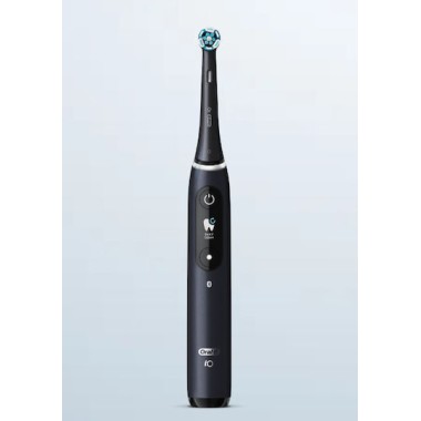 Oral-B iO Series 8N Ηλεκτρική Οδοντόβουρτσα με Χρονομετρητή, Αισθητήρα Πίεσης και Θήκη Ταξιδίου Black Onyx