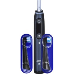 Oral-B iO Series 8N Ηλεκτρική Οδοντόβουρτσα με Χρονομετρητή, Αισθητήρα Πίεσης και Θήκη Ταξιδίου Black Onyx