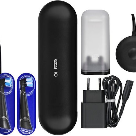 Oral-B iO Series 9N Ηλεκτρική Οδοντόβουρτσα με Αισθητήρα Πίεσης και Θήκη Ταξιδίου Μαύρη