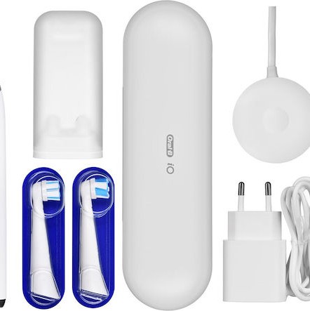 Oral-B IO Series 9N Ηλεκτρική Οδοντόβουρτσα με Θήκη Ταξιδίου White Alabaster