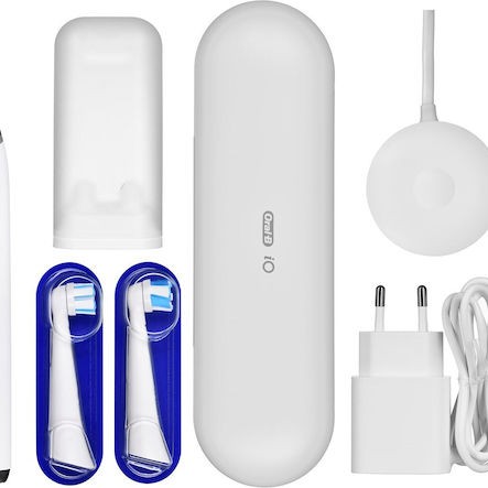 Oral-B IO Series 9N Ηλεκτρική Οδοντόβουρτσα με Θήκη Ταξιδίου White Alabaster