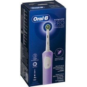 Oral-B Vitality Pro Protect X Clean Ηλεκτρική Οδοντόβουρτσα με Χρονομετρητή Lilac Violet