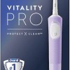 Oral-B Vitality Pro Protect X Clean Ηλεκτρική Οδοντόβουρτσα με Χρονομετρητή Lilac Violet