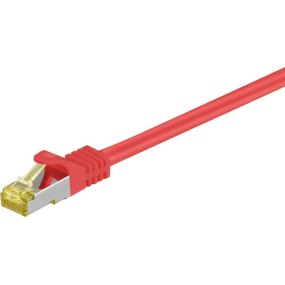 Goobay S/FTP Cat.7 Καλώδιο Δικτύου Ethernet 5m Κόκκινο 1τμχ
